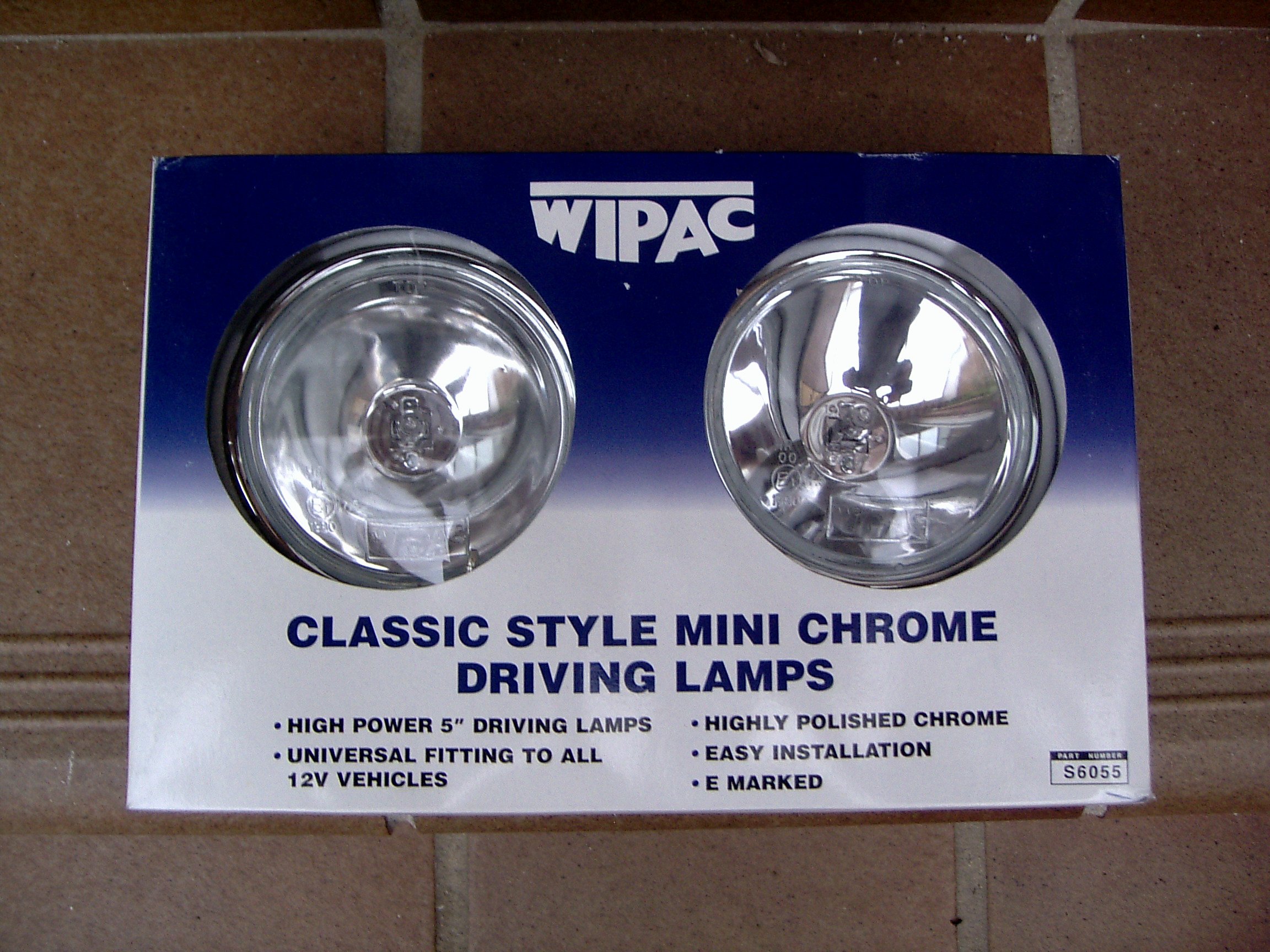 Faros auxiliares inoxidables tipo MINI